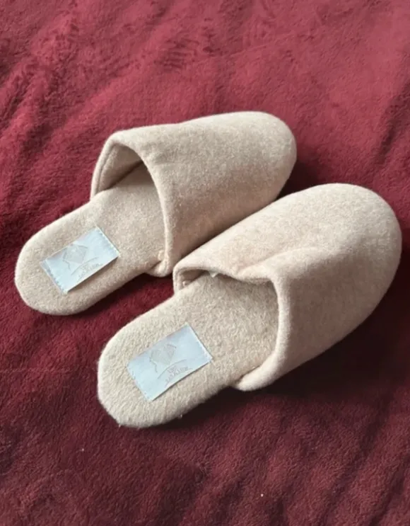 Chaussons beige clair unis taille 38🤎