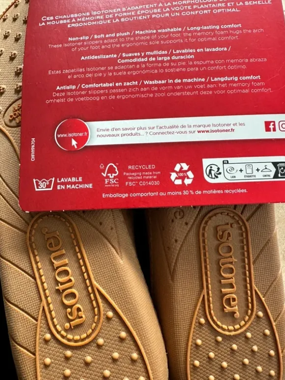 Chaussons Isotoner