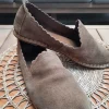 Chaussures cuir taupe Promod 39