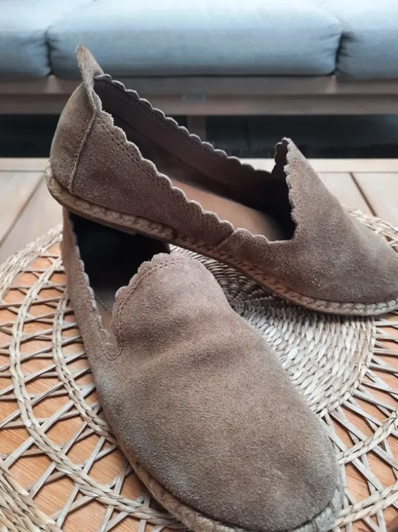 Chaussures cuir taupe Promod 39