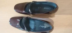 Chaussures femme vernies bordeau