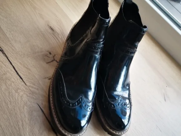 Chelsea Boots 39 schwarz Stiefelette