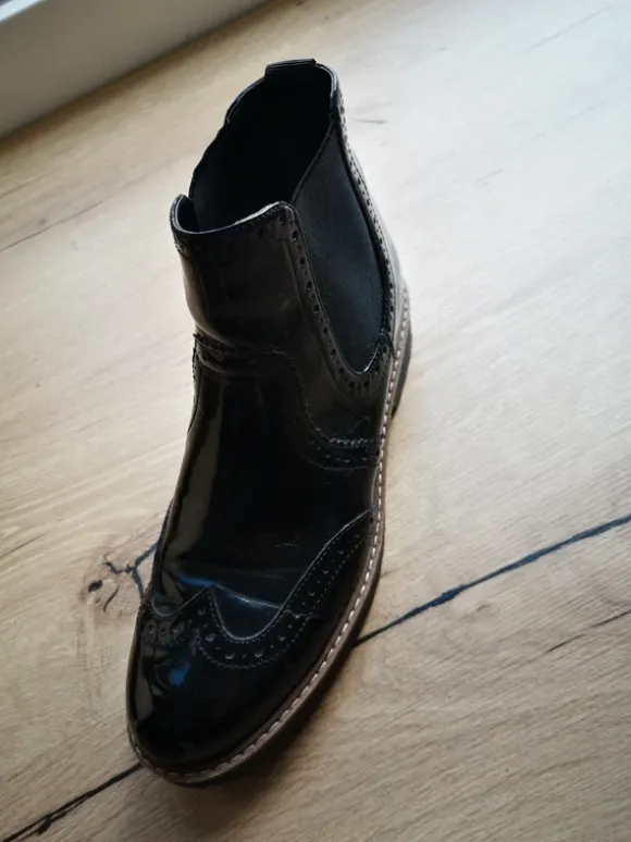 Chelsea Boots 39 schwarz Stiefelette