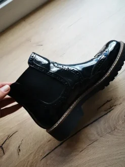 Chelsea Boots 39 schwarz Stiefelette
