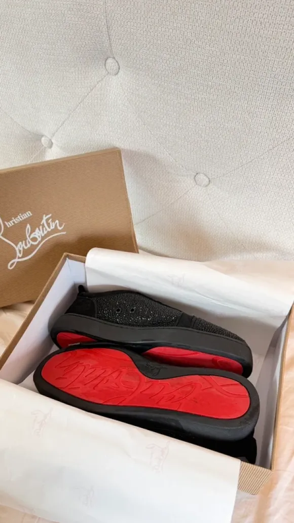 Christian Louboutin glitter sneaker