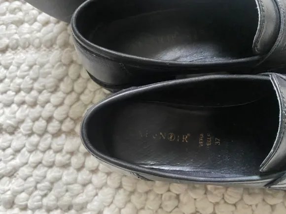 Chunky Loafer schwarz Preppy Old Money Style Gr. 37