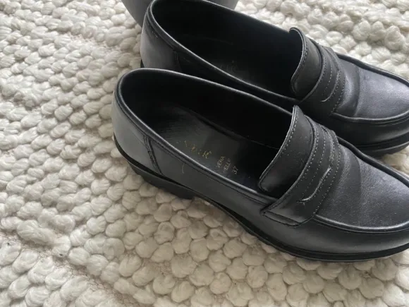 Chunky Loafer schwarz Preppy Old Money Style Gr. 37
