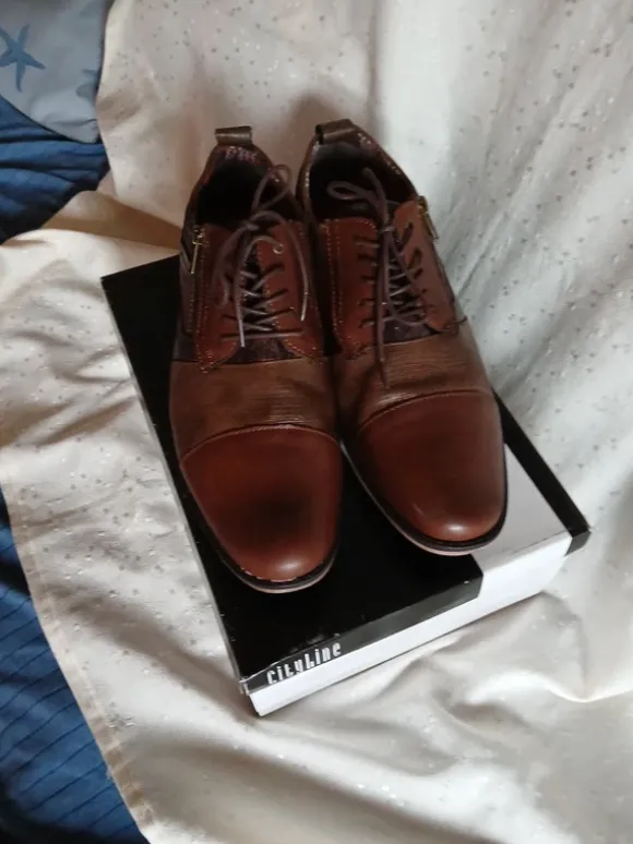 CityLine Herren Schuhe , Größe 46, braun,