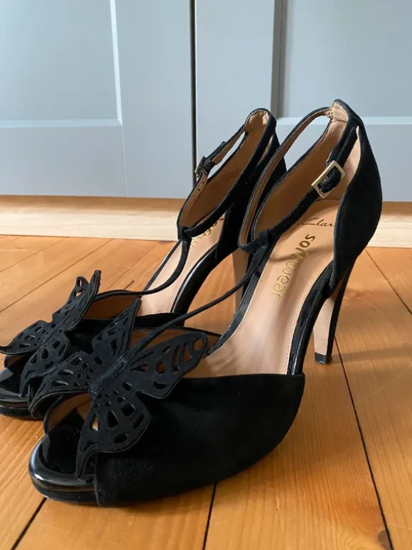 Clarke Softwear Sandaletten Echtleder schwarz