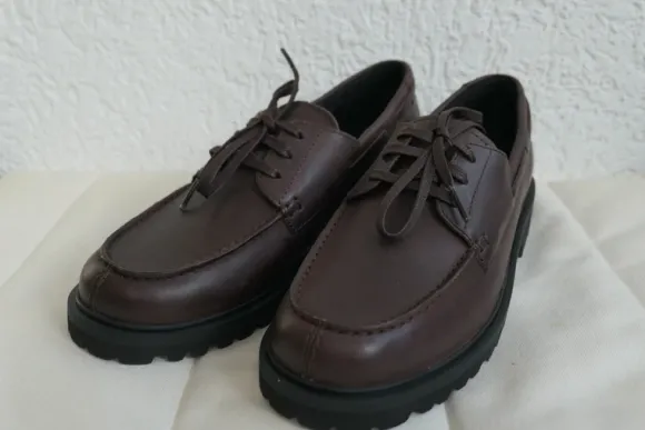Clarks Collection Herren Schuhe Sample RAR Berwick Boat Brown Leather Gr. 42 UK 8 Neu