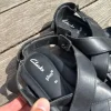 clarks leder sandalen