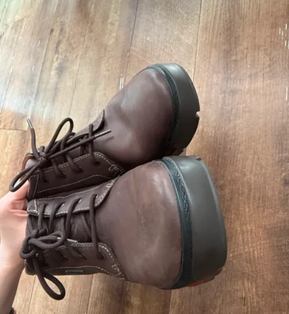 Clarks Narly Hill GTX Herrenstiefel aus braunem Leder