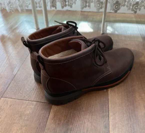 Clarks Narly Hill GTX Herrenstiefel aus braunem Leder