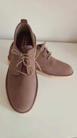 Clarks original's Desert London lage veterschoen taupe mt 41