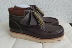 Clarks Original's Herren Schuhe Sample RAR Walla Orkhon Britisch Tan Leather Gr. 42 UK 8 Neu