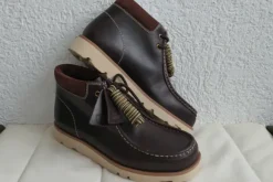 Clarks Original's Herren Schuhe Sample RAR Walla Orkhon Britisch Tan Leather Gr. 42 UK 8 Neu