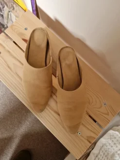 Clarks Pantolette/Sabot weiches Leder beige 41