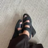 Clarks sandalen leer