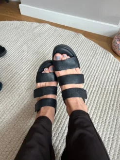 Clarks sandalen leer