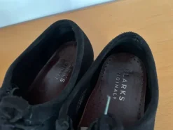 Clarks Wallabees 42 schwarz Wildleder Veloursleder