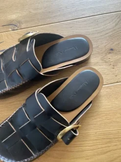 Clogs Leder Pantoletten Pennyloafers Massimo Dutti 39