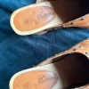 Clogs Leder und Holz