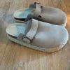 Clogs Sandalen mit Korkabsatz von Next