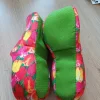 Comfortabele klomp pantoffels met tulpenpatroon, maat 39-41