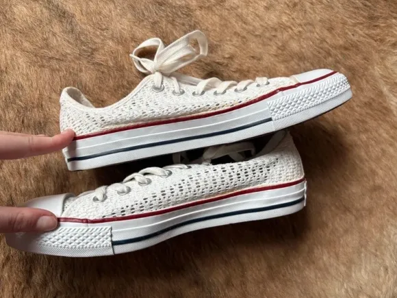 converse - niedrige damen schuhe mit luftigem design