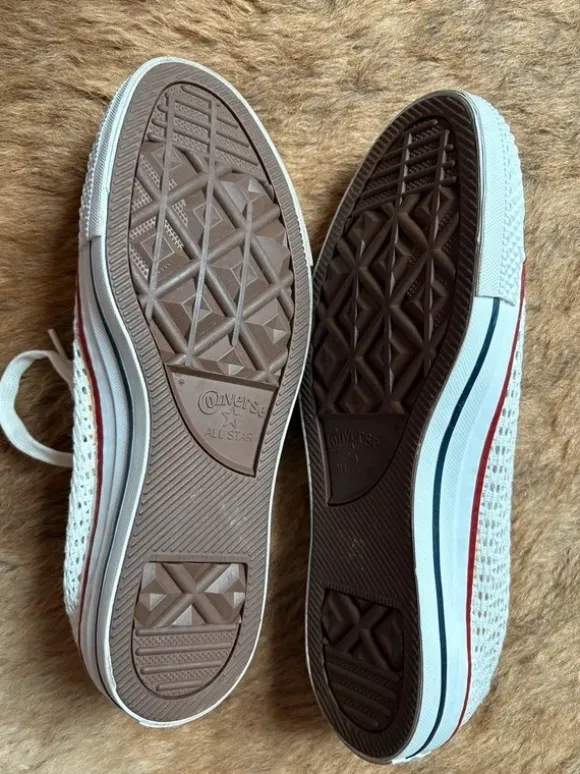 converse - niedrige damen schuhe mit luftigem design