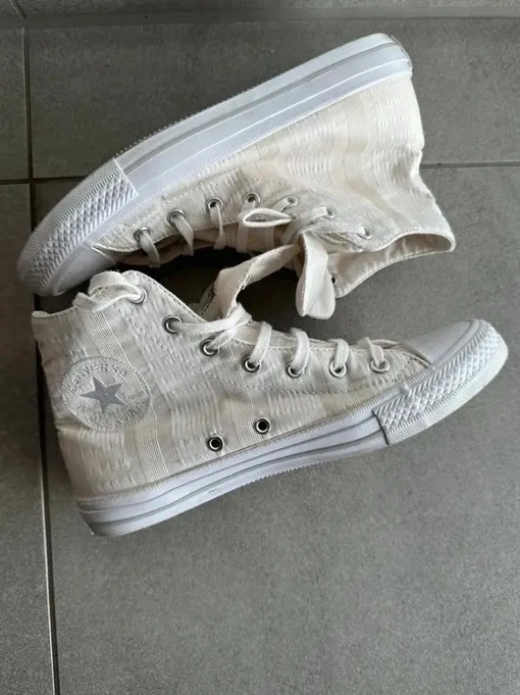 Converse All Star | High Top Sneaker | Off White | 38.5 | Y2K Casual