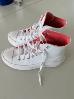 Converse Chuck Taylor Move Platform High Weiß Gr. 39 – wenige Male getragen