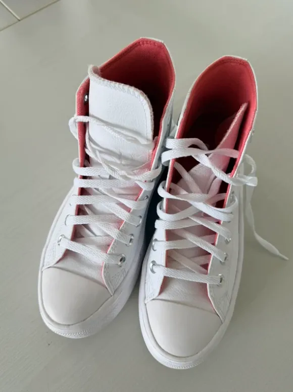 Converse Chuck Taylor Move Platform High Weiß Gr. 39 – wenige Male getragen