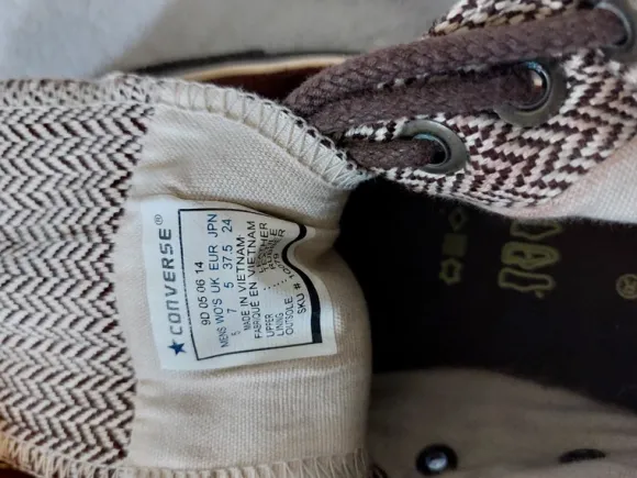 Converse Chucks braunes Wildleder Gr. 37,5