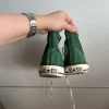 Converse Chucks Sommerschuh Gr 37,5 dunkelgrün