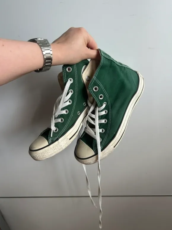 Converse Chucks Sommerschuh Gr 37,5 dunkelgrün