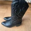 Cowboy boots | black | boho/ festival style