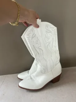 Cowboy laarzen maat 42 wit