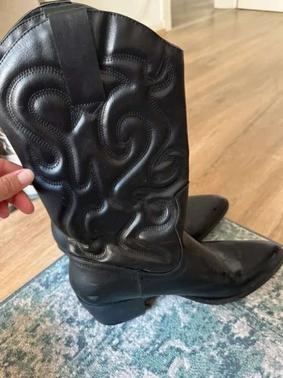 Cowboyboots schwarz Pull&Bear