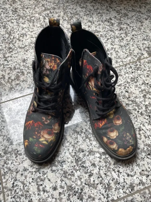 Damen Boots / Schnürer bunt „Catwalk“ Gr. 39
