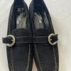 Damen Elegante echte Wildleder Schuhe