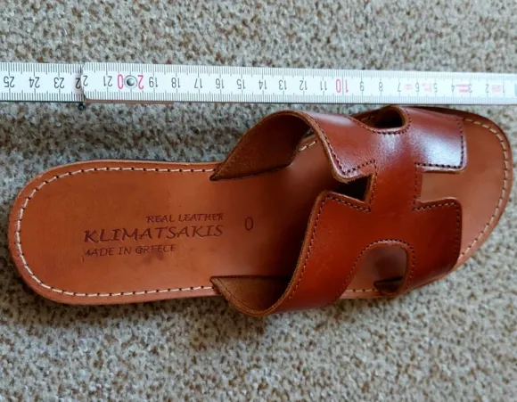 Damen Leder Pantoletten Größe 40