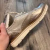 Damen Loafer rosé metallic Gr.37