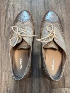 Damen Loafer rosé metallic Gr.37