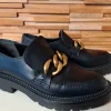 Damen Loafer schwarz Gr. 39