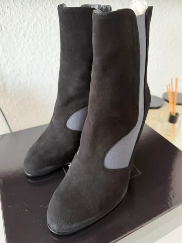 Damenschuhe Stiefel mit Absatz