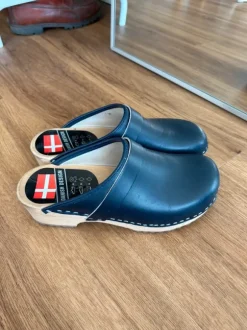 Danish clogs blue/petrol