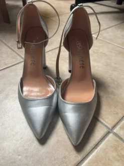 Décolleté argento