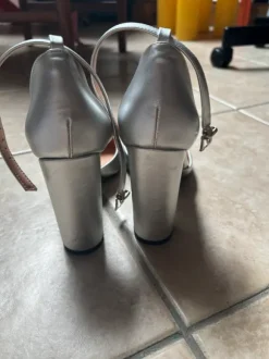 Décolleté argento