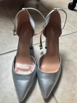 Décolleté argento